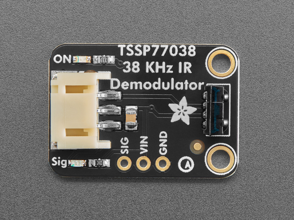 Adafruit TSSP77038 38KHz Infrared IR Demodulator Breakout - STEMMA JST PH 2mm (แท้ Adafruit, USA)