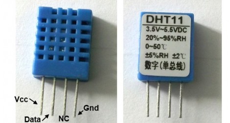 Digital Temperature and Humidity Sensor (DHT11)