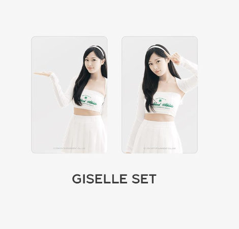 aespa -2024 SM ARTIST SEASON'S GREETINGS OFFICIAL MD -Clear Photo Card - แบบ Giselle