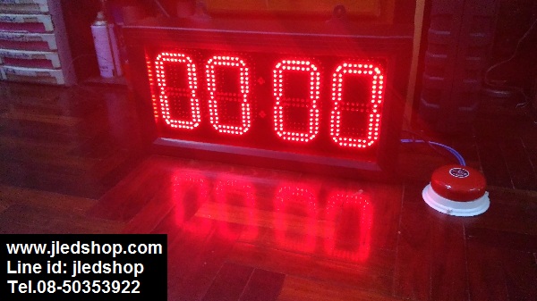 ป้ายนาฬิกาLEDดิจิตอล 4 หลัก,ป้ายนาฬิกาLED 4หลัก