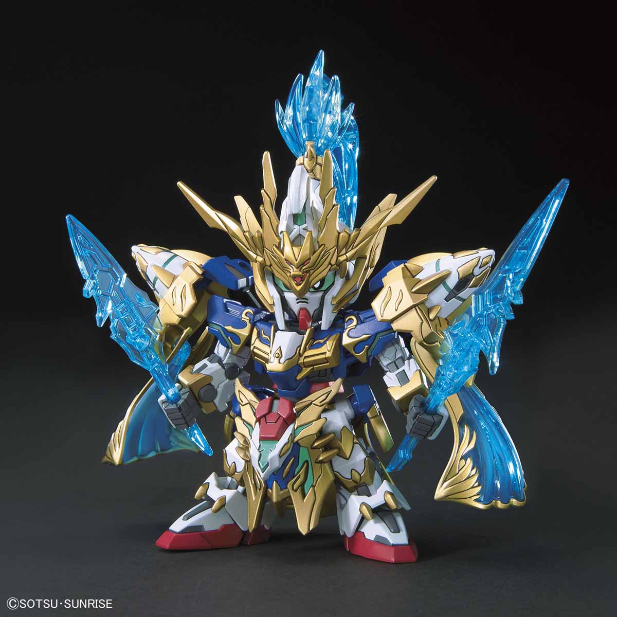 SD SANGOKU SOKETSUDEN Zhao Yun 00 GUNDAM& BLUE DRAGON DRIVE