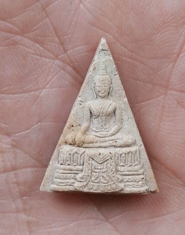 พระผงหลวงพ่อศิลาแดง เสาร์ 5 สร้างอุโบสถ วัดคงคา ปี39 นนทบุรี