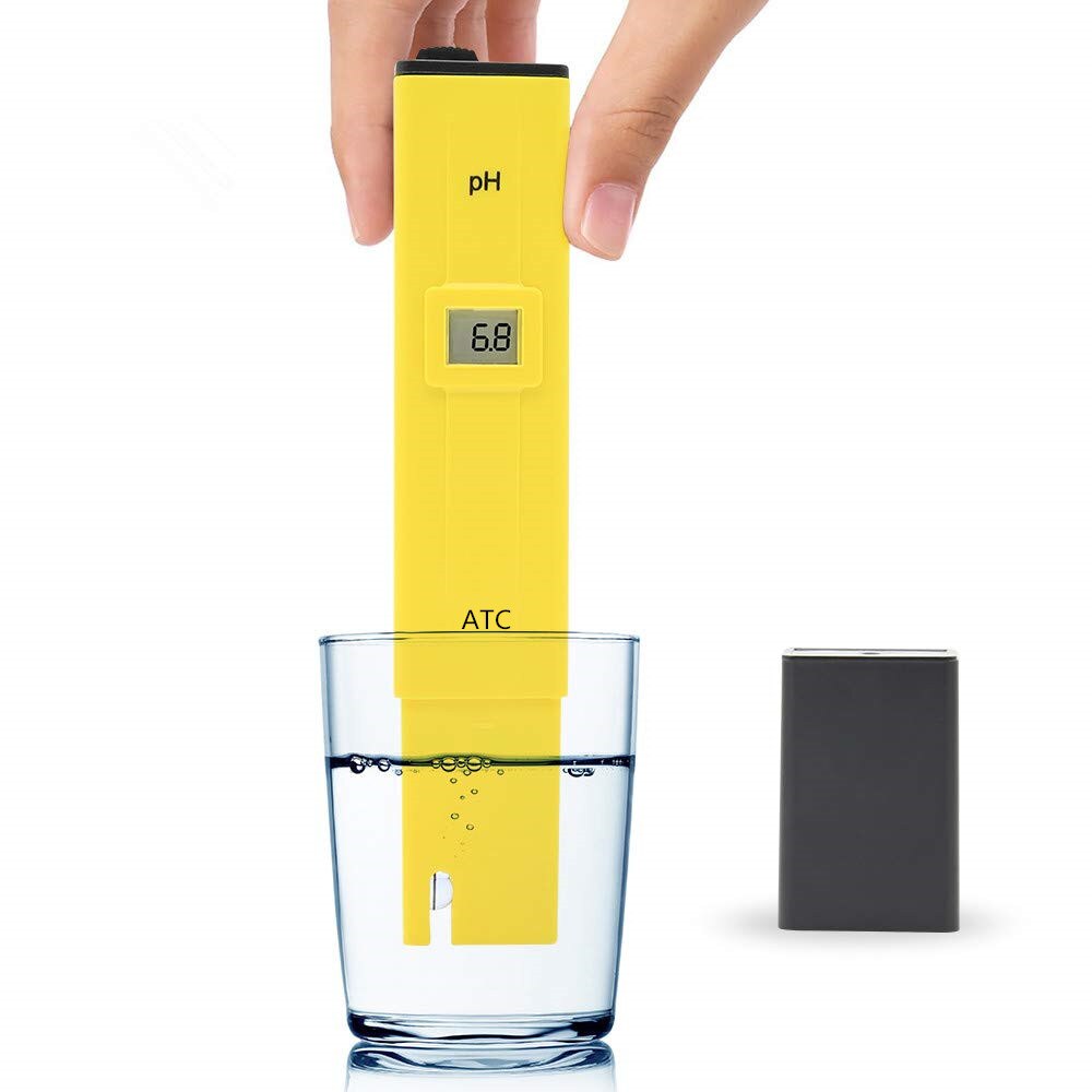 ปากกาวัดค่ากรดด่าง PH Test Pen สีเหลือง ( pH-2011 ) + Free PH Buffer Powder