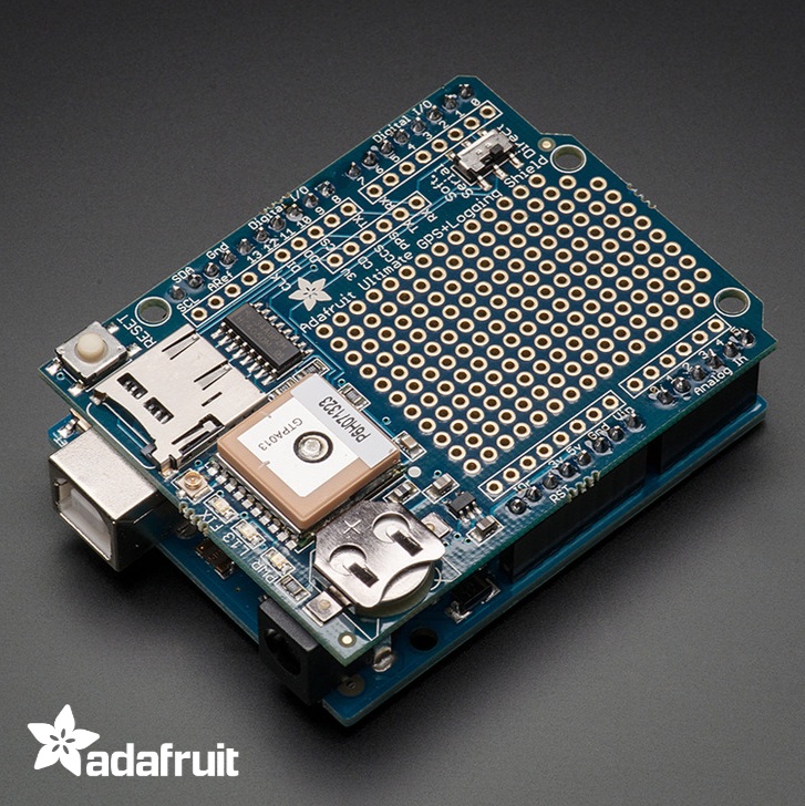 Adafruit Ultimate GPS Logger Shield - Includes GPS Module