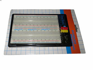 บอร์ดทดลอง พร้อมฐาน Solderless Breadboard 1660 Point (ZY-204)