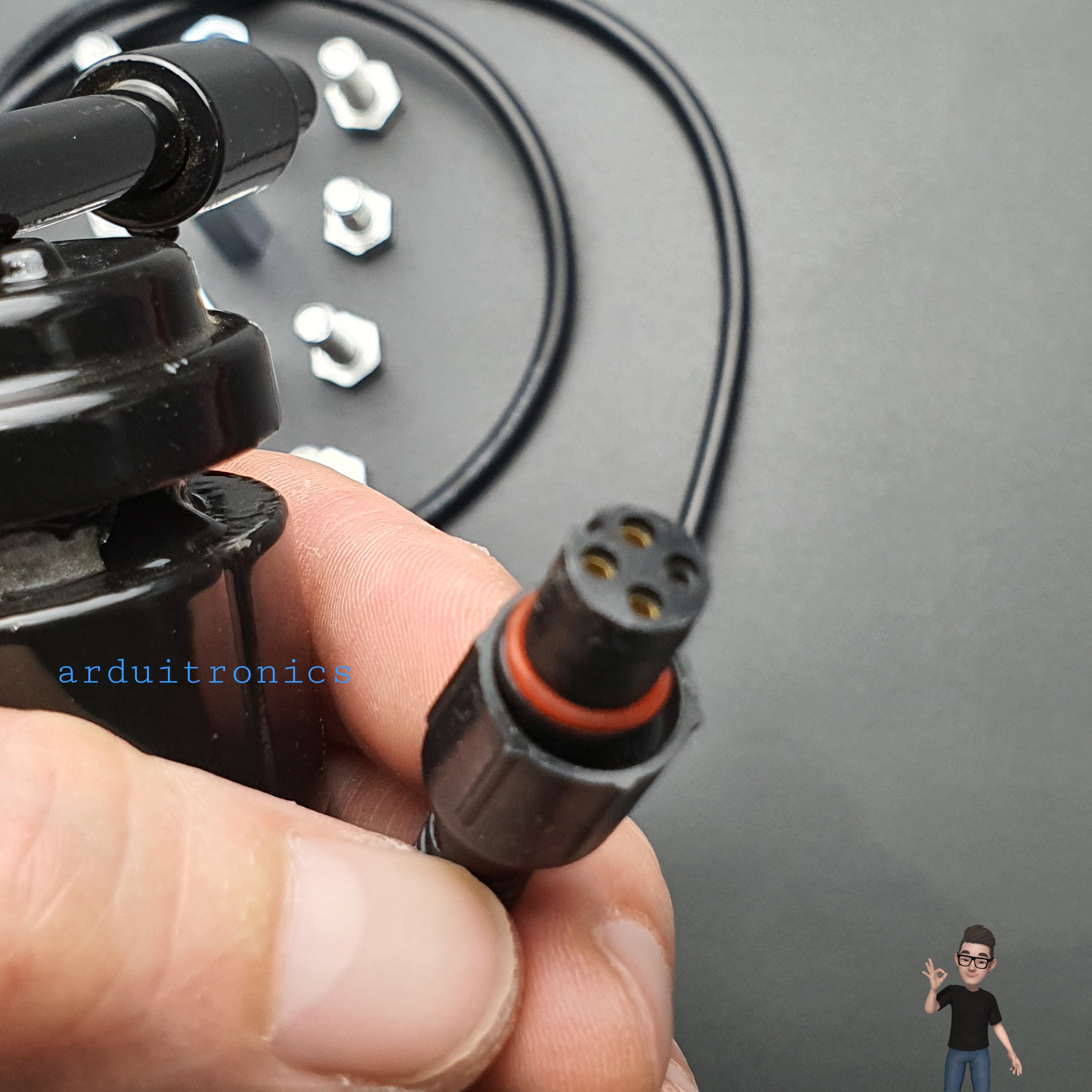 เซ็นเซอร์วัดทิศทางลม arduino หมุนได้ 360 องศา โลหะ Wind Direction Sensor Signal 0-5V