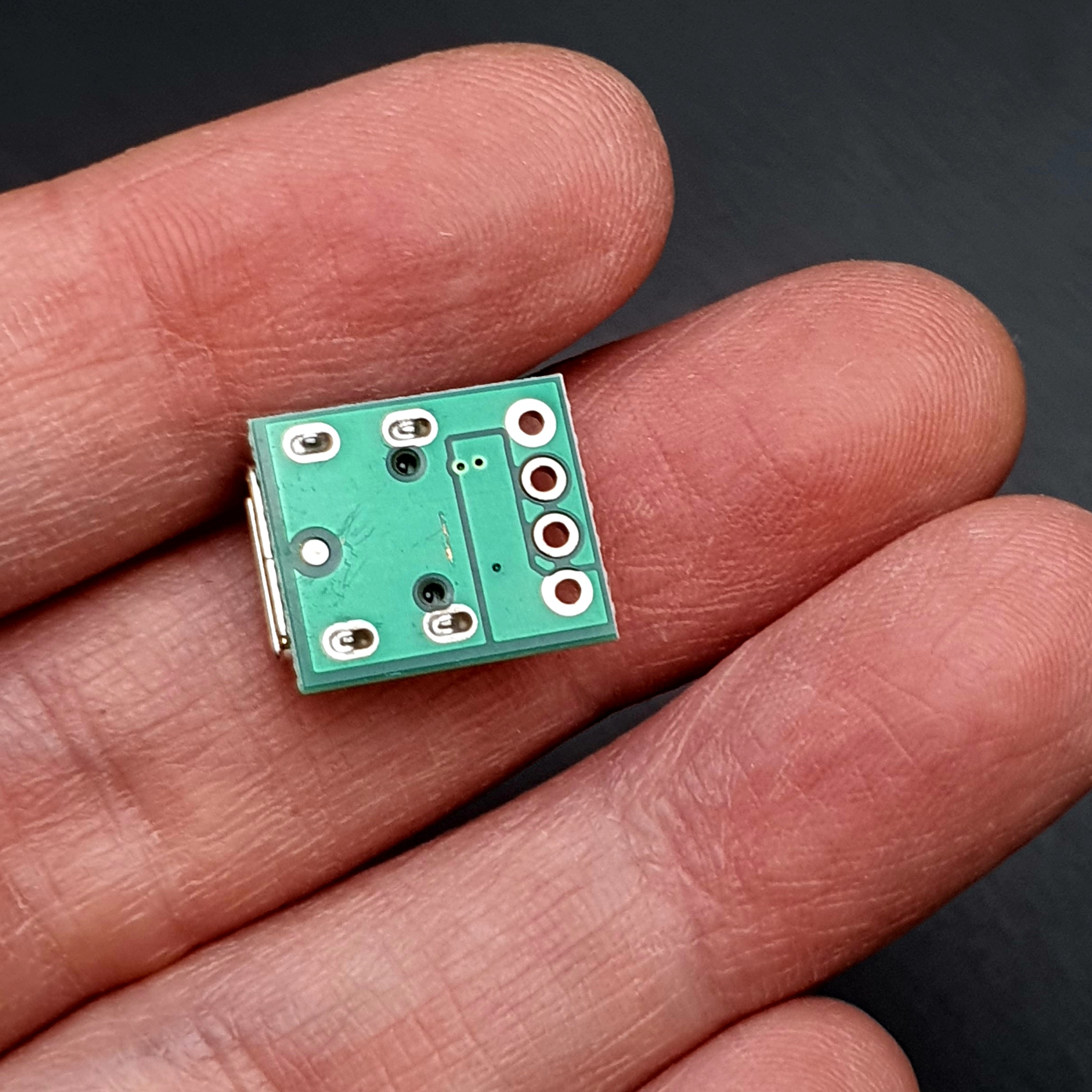 Tyep-C Female to DIP Converter Breakout