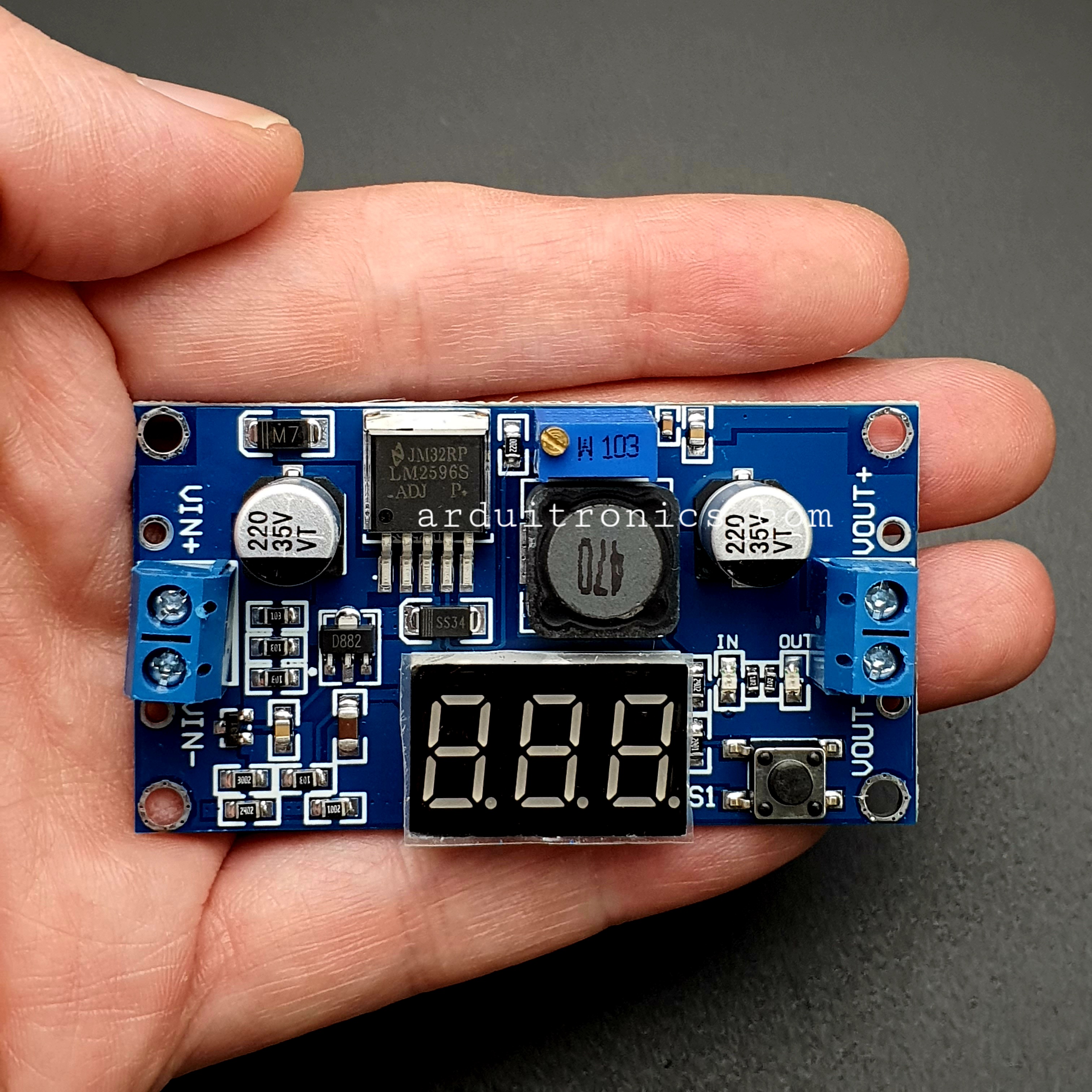 LM2596 Converter Buck Step Down Regulator Power Module 4-40 to 1.25-30V 3A