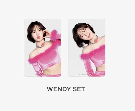 Red Velvet - 2024 SM ARTIST SEASON'S GREETINGS OFFICIAL MD -Clear Photo Card แบบ wendy