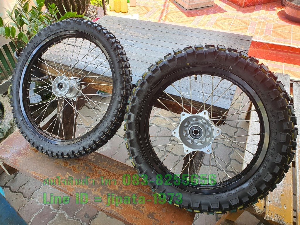 (CRF 250 Rally) ชุดวงล้อหน้า-หลัง Honda CRF 250 Rally พร้อมยาง แท้