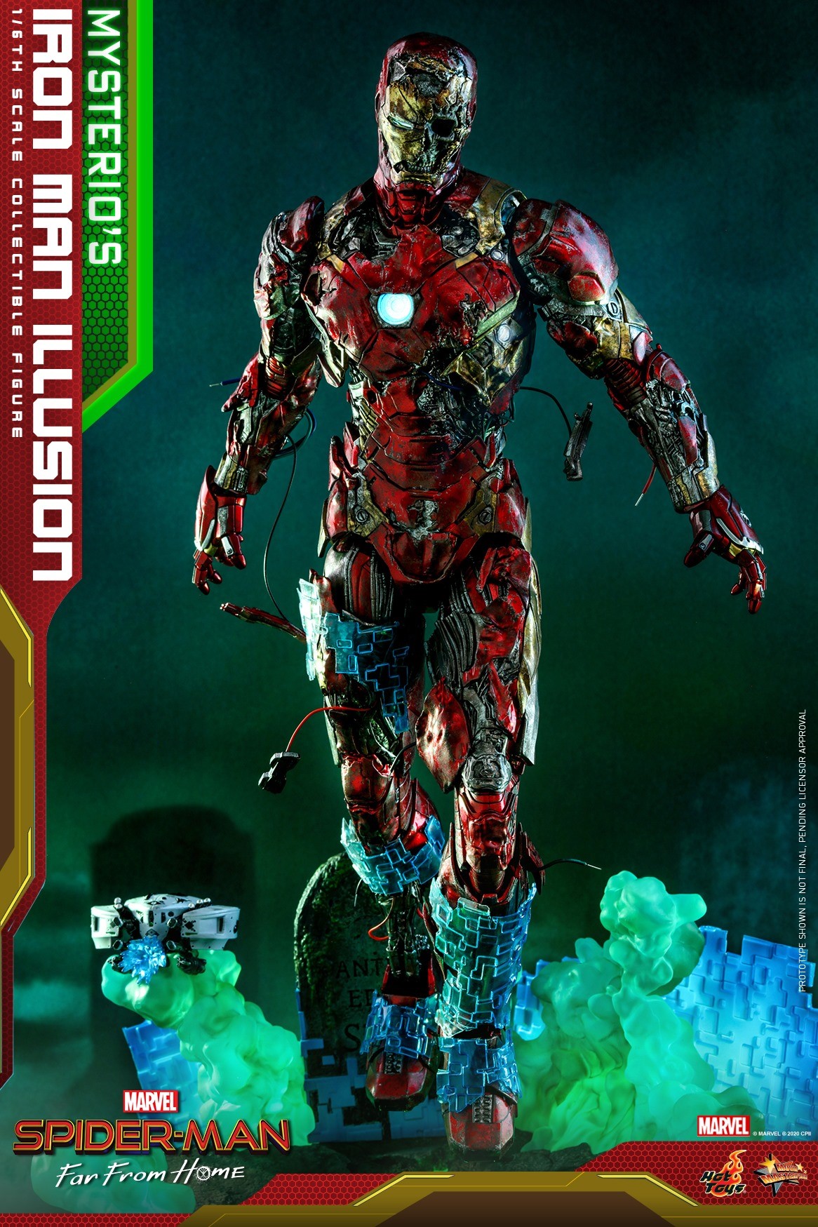 "Pre-Order" Hot Toys Spider Man Far From Home - 1/6th scale Iron Man Illusion