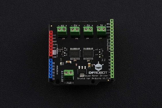 Quad DC Motor Driver Shield for Arduino (แท้จาก DFRobot)