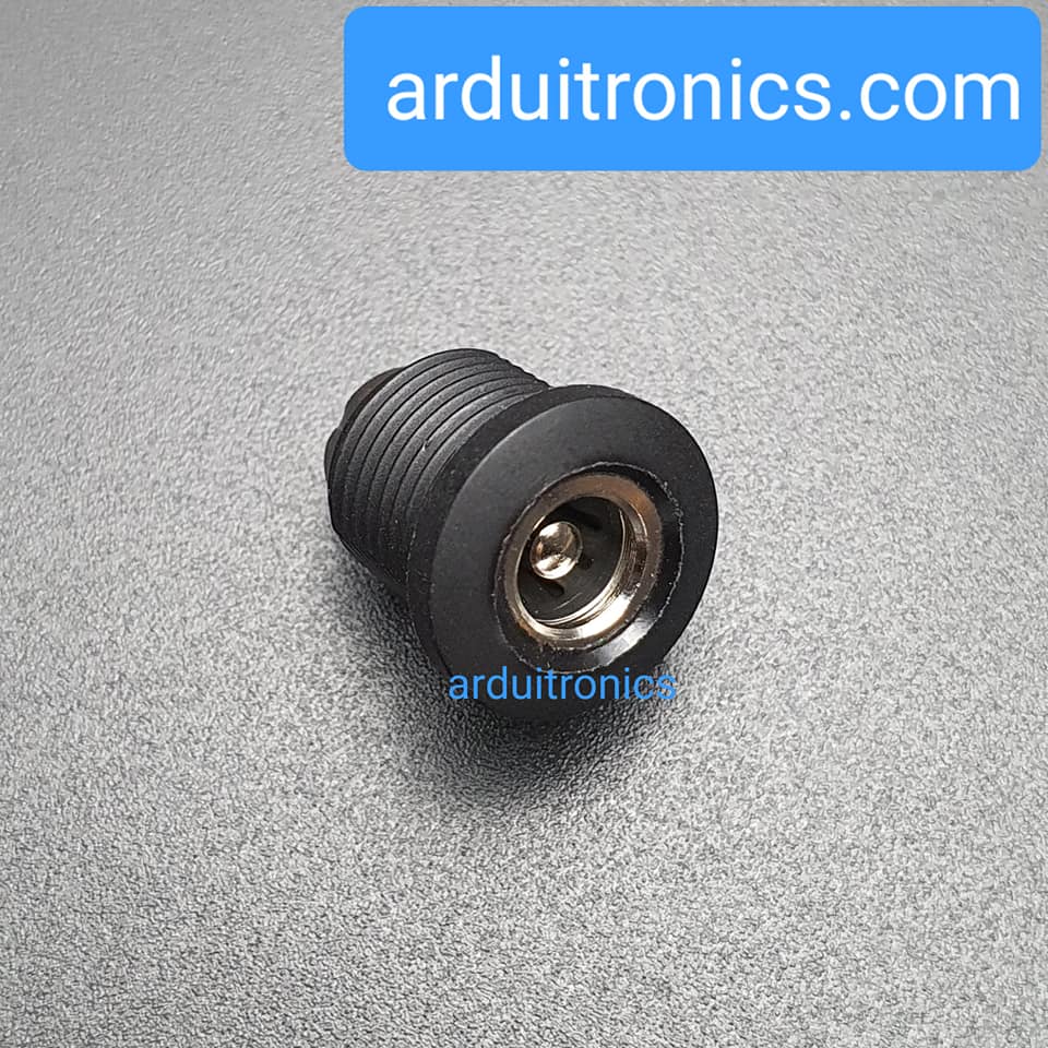 DC-022D DC-DC Power Socket 5.5-2.5mm Female Socket เกลียวยาว 11 mm