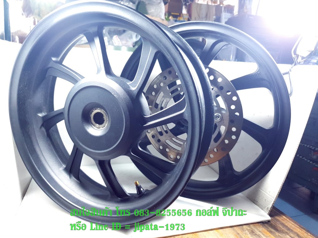 (PCX) ชุดวงล้อแม็ก หน้าหลัง Honda PCX 150 i ปี 2018 มือ 2 แท้ (ขายเป็นคู่)