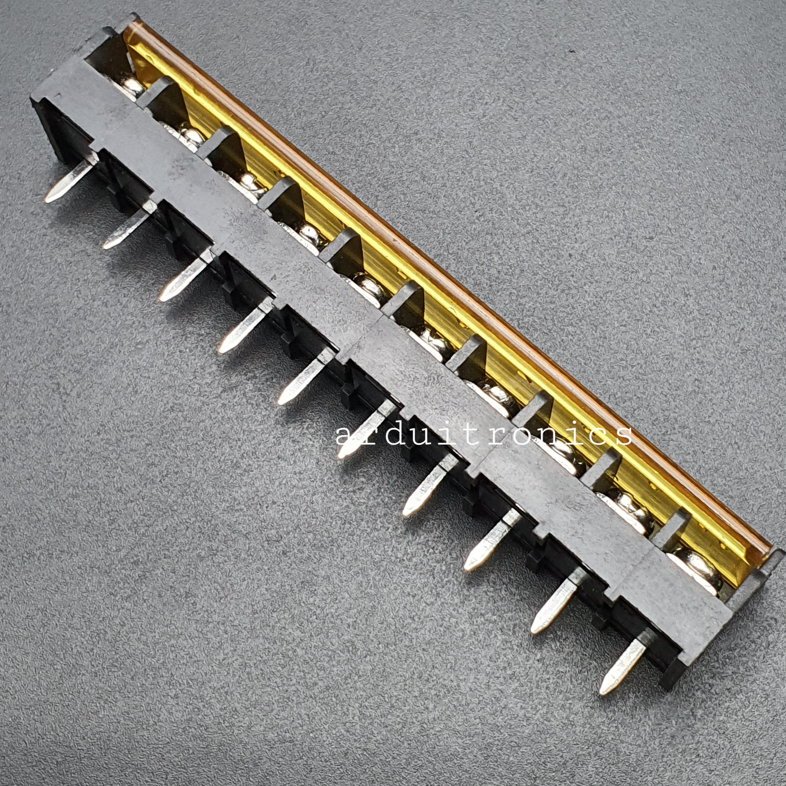 ขั้วต่อ Terminal Block HB-9500 (25A) แบบ 10 ช่อง แบบมีฝาครอบ