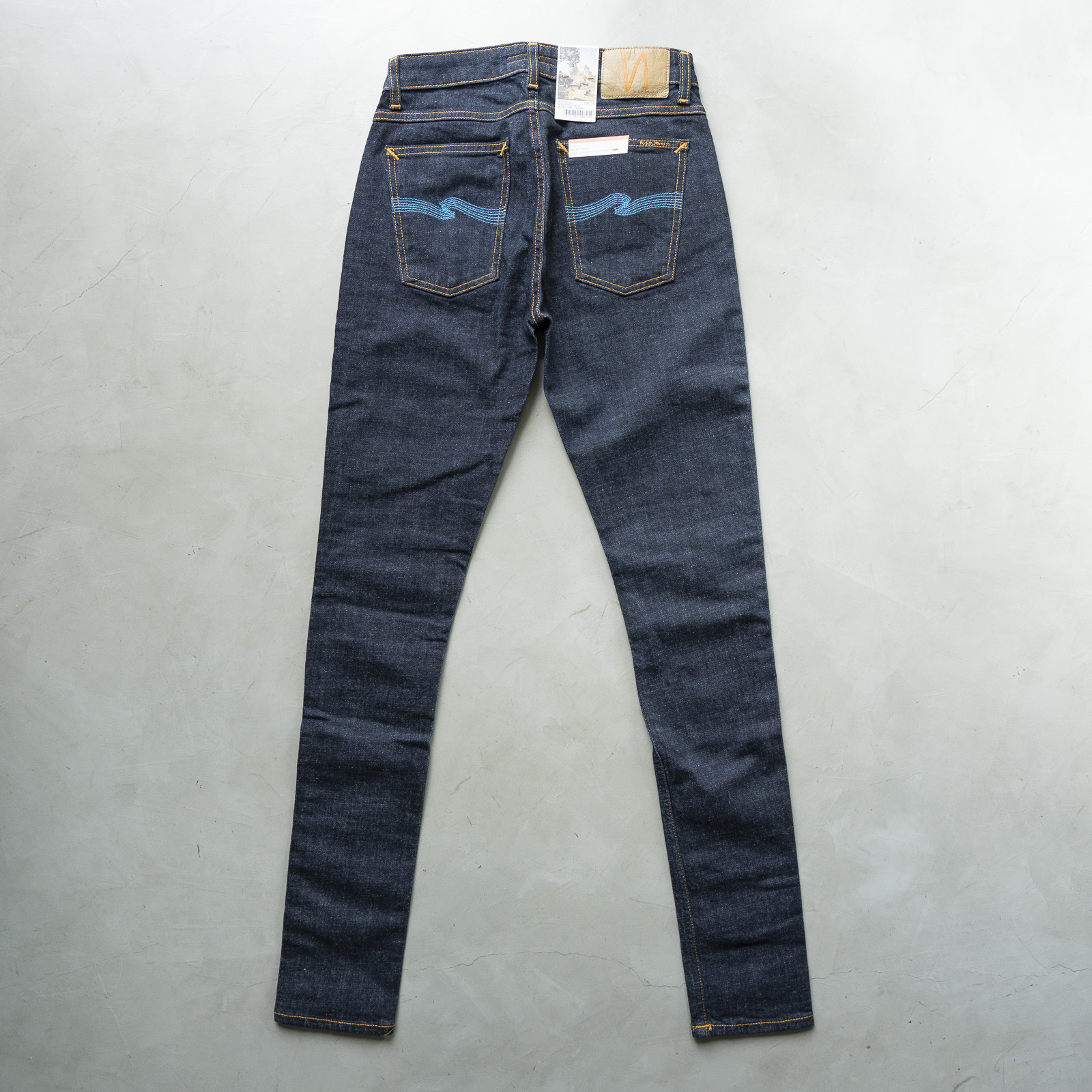 Skinny Lin Rinsed Twill Blue [RARE] ยีนส์ผ้าดิบแช่น้ำ