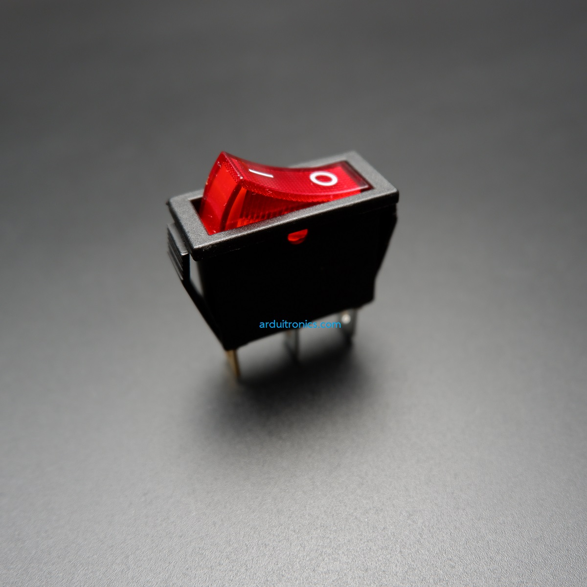 สวิตช์ไฟเปิด/ปิด KCD3-101N 15A 250VAC (3 ขา สีแดง)