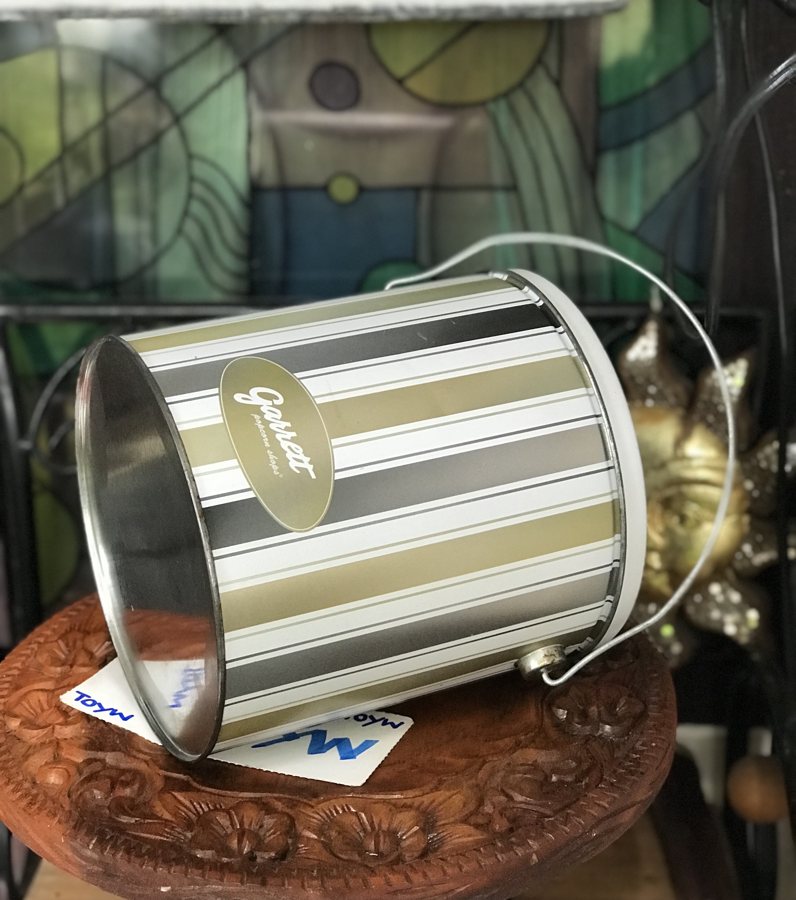 เริ่มต้น 290 บาท มิอสอง กระป๋อง ถังป็อบคอร์นกาเร็ต popcorn Garrett มีรอยบ้าง ไม่ผุ สำหรับนักสะสม