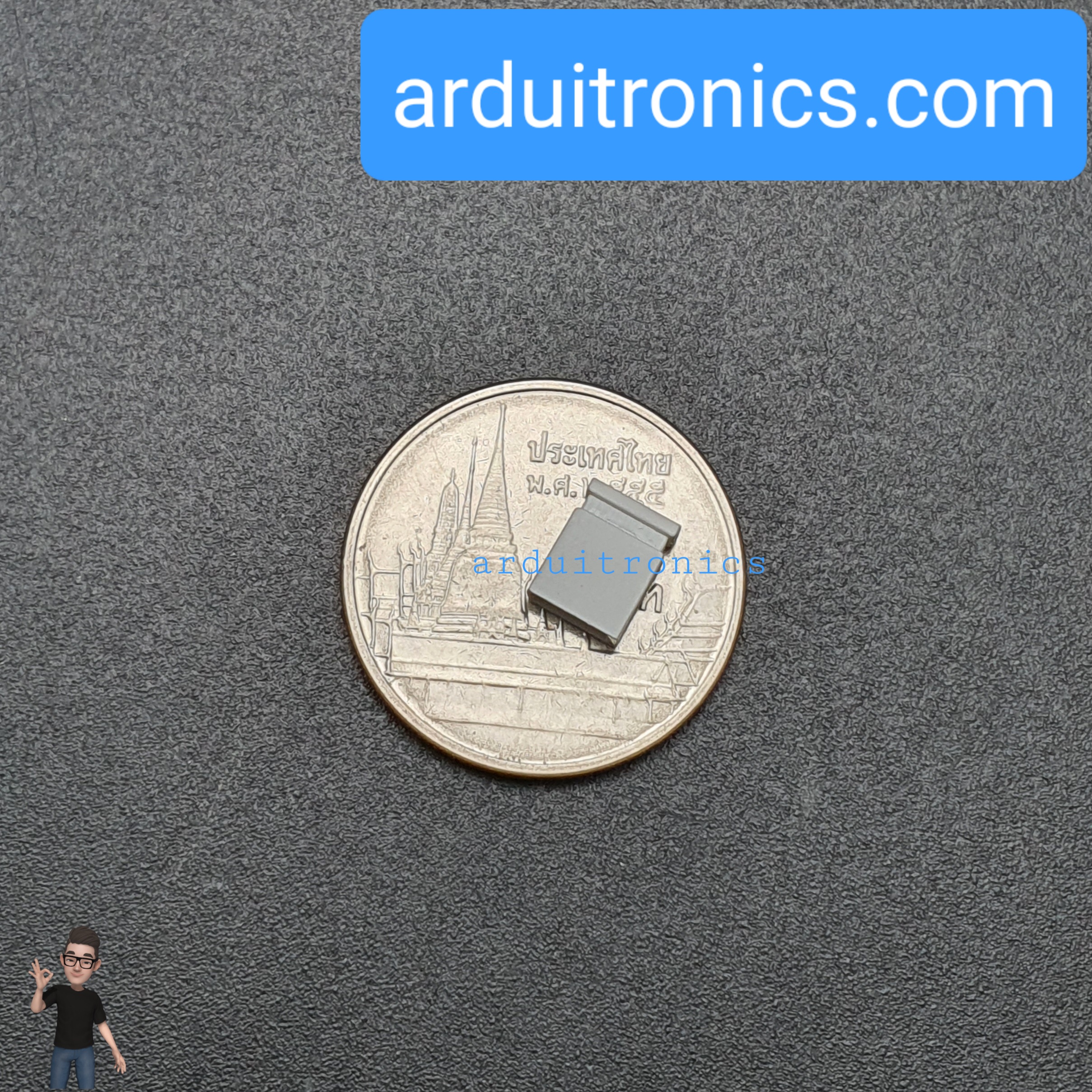 Pin Jumper - 2 Pin (ปลายปิด สีขาว)