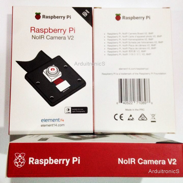 Raspberry Pi NoIR Camera Module – Infrared-Sensitive Camera V2 (Official)