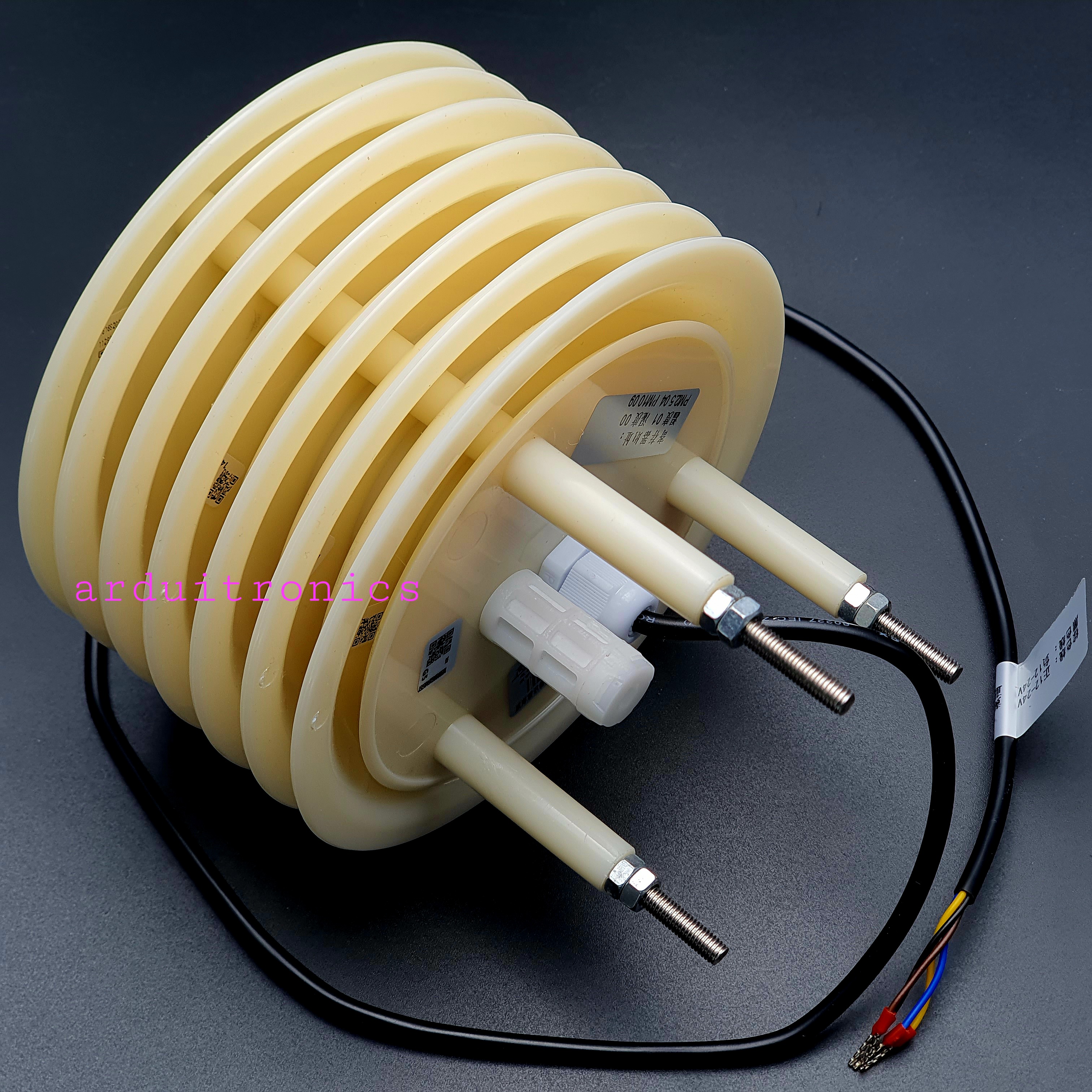 Weather Station Shutter with PM2.5 + PM10 + Temperature and Humidity Sensor (โครงแบบเกร็ดระบายลม 8 แผ่น)