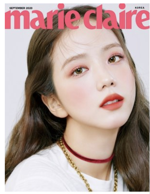 นิตยสาร Marie claire 2020.09 หน้าปก JISOO แบบ B ver
