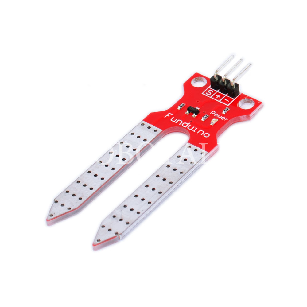 Soil Moisture Sensor for Arduino (Red PCB)