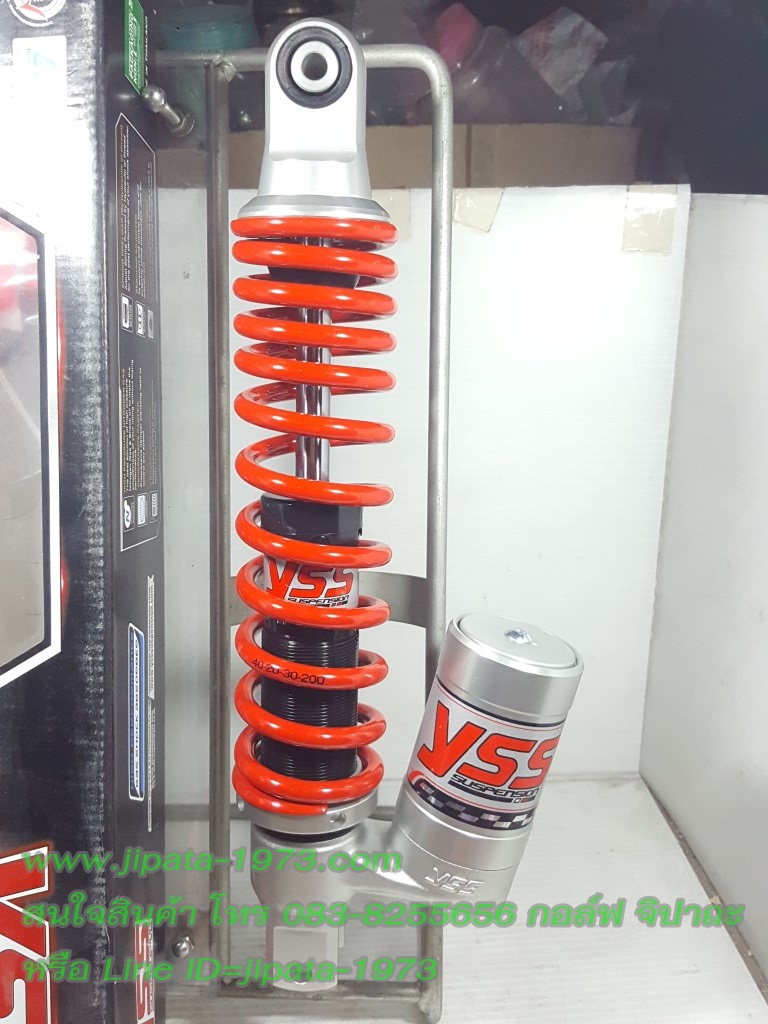 (QBIX) โช้คอัพหลังเดี่ยว ยี่ห้อ YSS รุ่น OK302 สำหรับรถรุ่น Yamaha QBIX