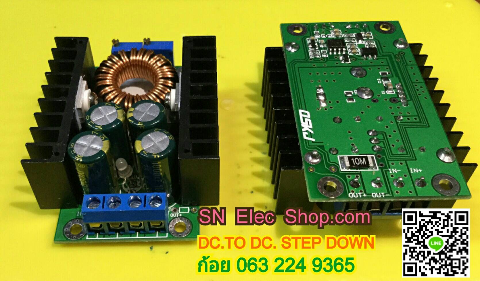 DC to DC : โมดูลแปลงไฟ 9A 300W Step Down Buck Converter 5-40V To 1.2-35V Power module