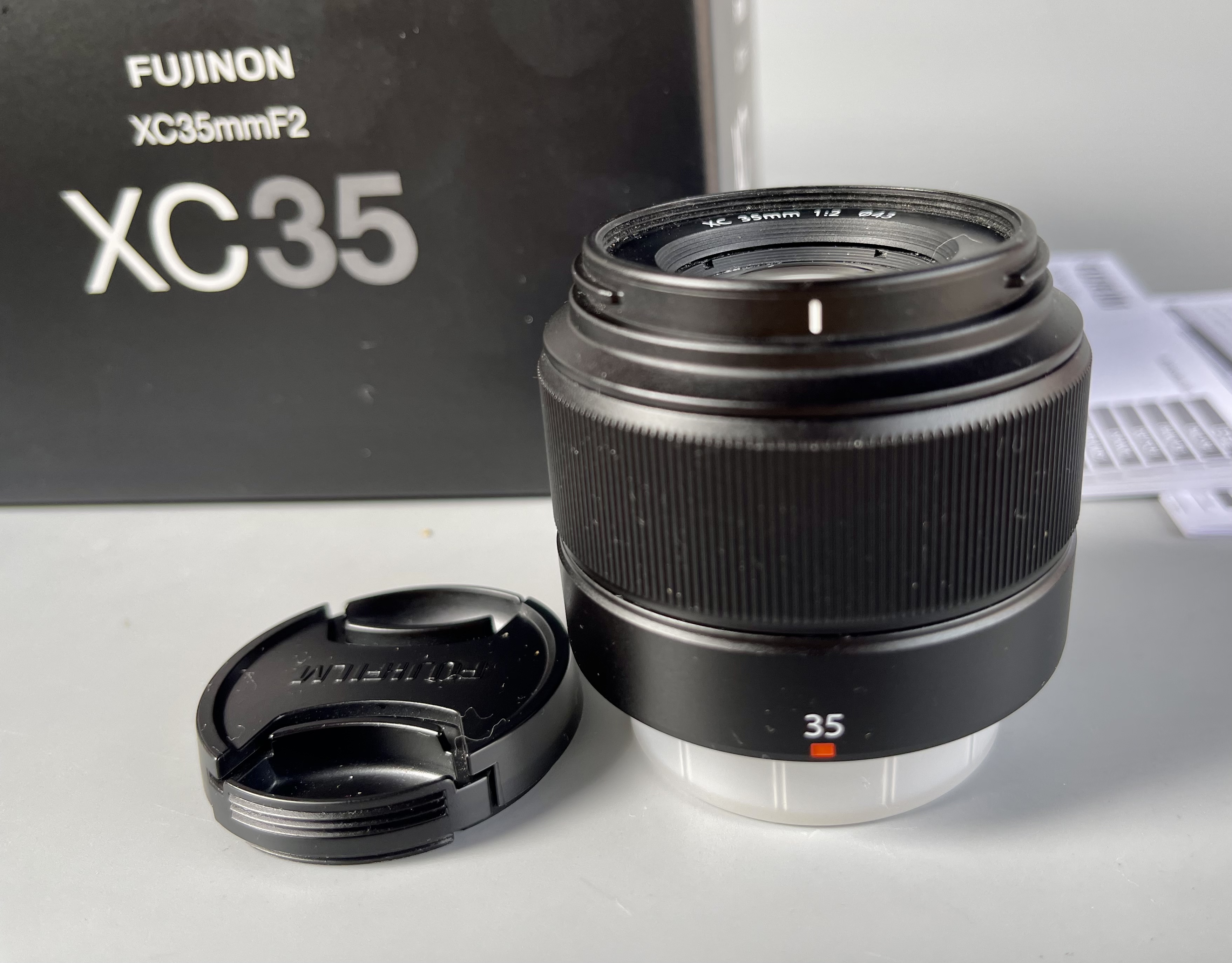 เลนส์ FUJINON 35mm F2 ครบกล่อง อปกศ สวยสภาพเหมือนใหม่