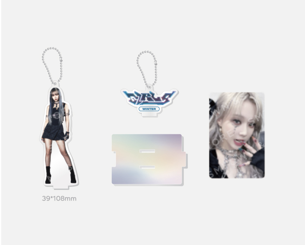 aespa - ของสะสม aespa Girls MD - Acrylic Stand Key Ring - Winter