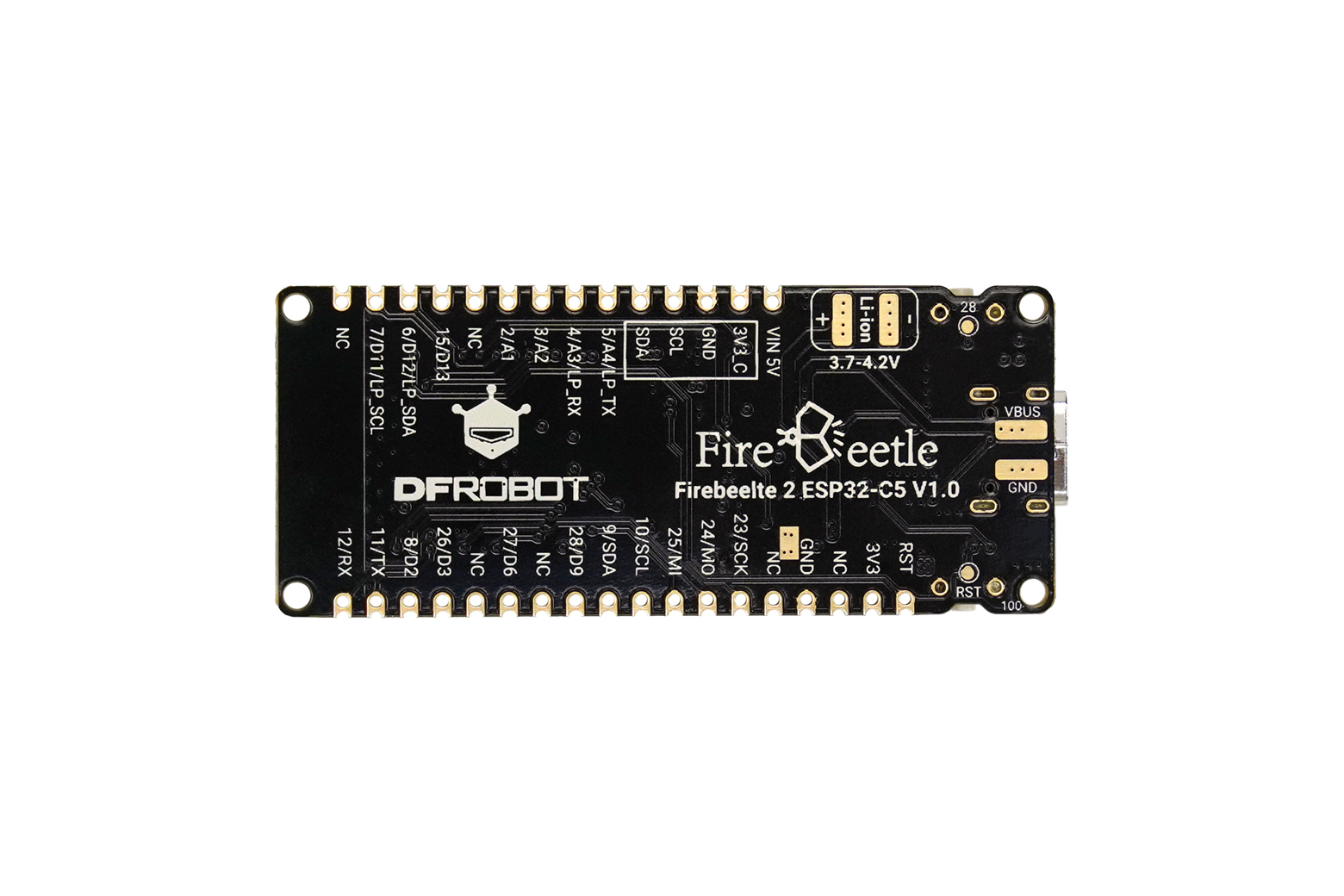 FireBeetle 2 ESP32-C5 IoT Development Board (2.4 / 5GHz Wi-Fi 6, Solar Charging, Home Assistant) - แท้ DFRobot