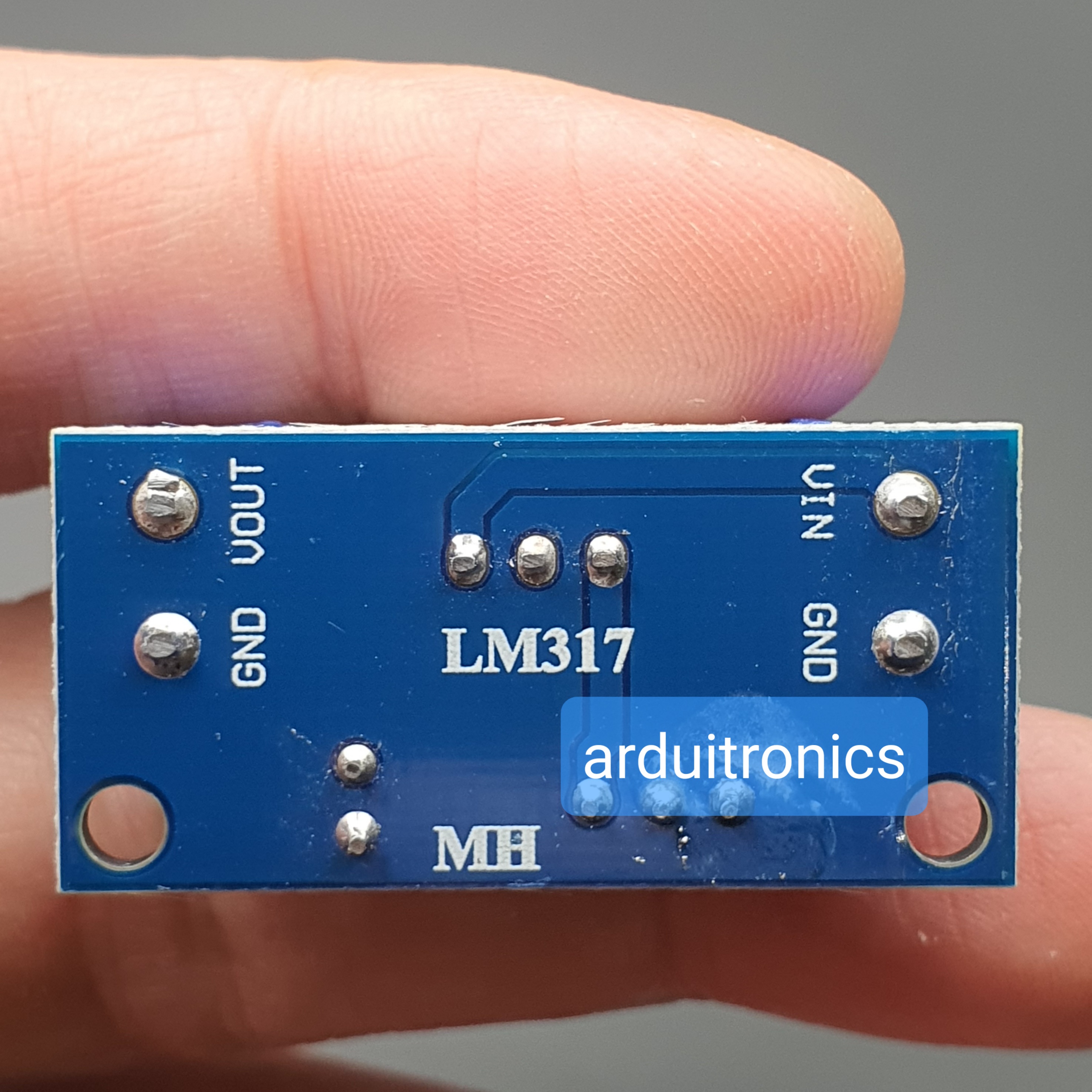 โมดูล LM317 Step Down แปลงไฟจาก 4.2-40V เป็น 1.2-37V กระแสสูงสุด 2.2A