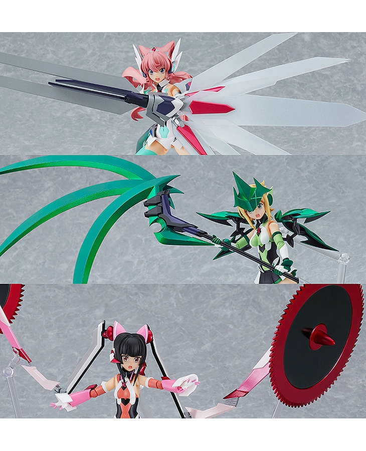 "Pre-Order" ACT MODE Symphogear GX Maria, Kirika, Shirabe Armed Gear Set