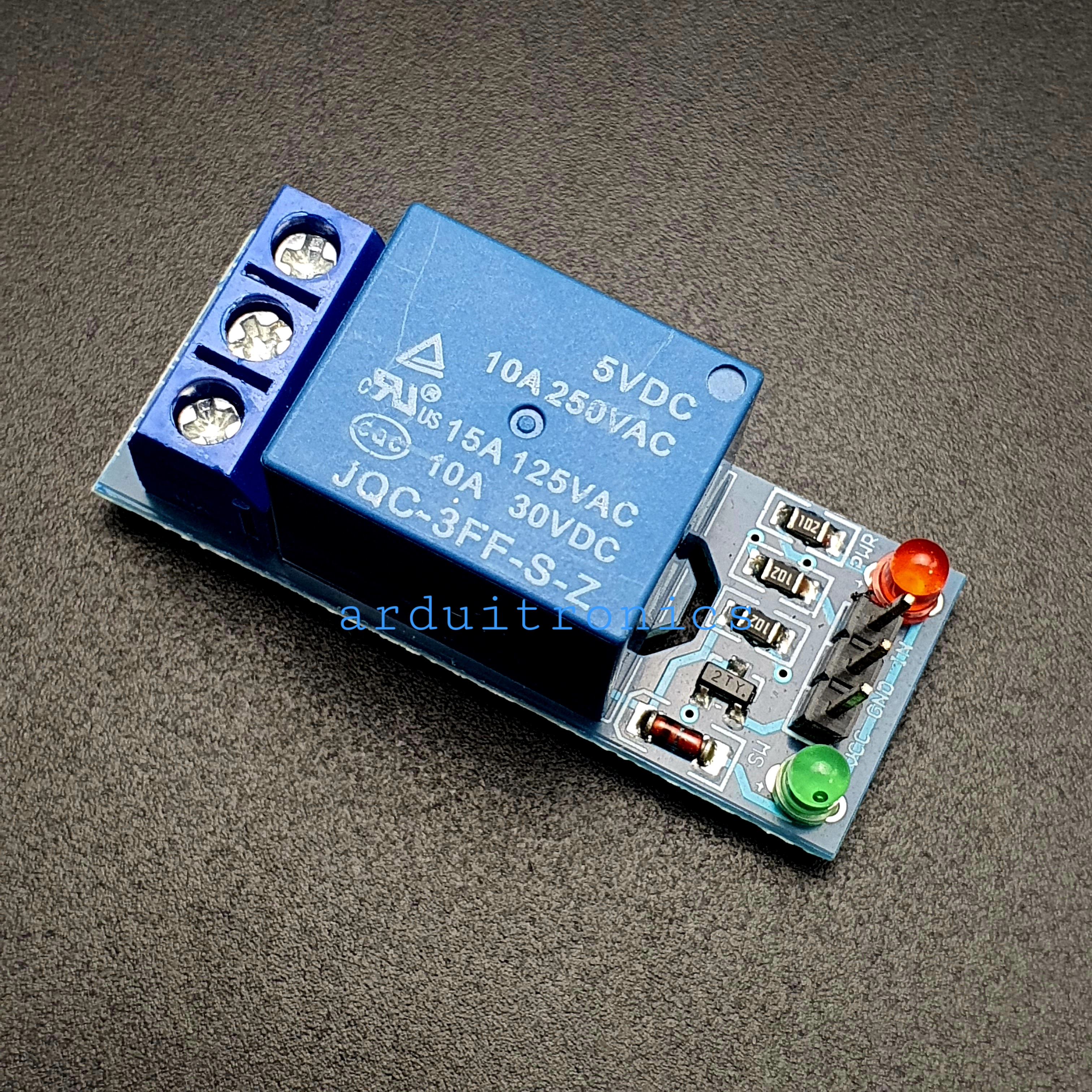 5V 1 Channel Relay Low Level Trigger Relay Module (with LED)