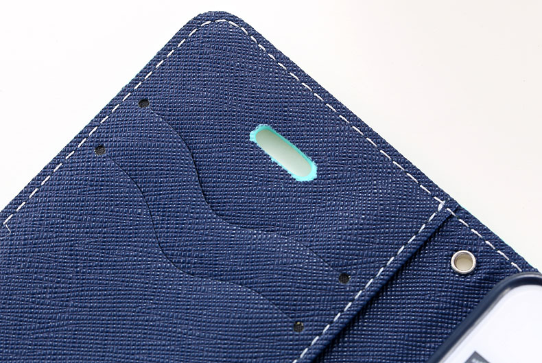 Mercury Series Color Button Case for iphone 5 5S 5G PU Leather Wallet Stand Function Cover