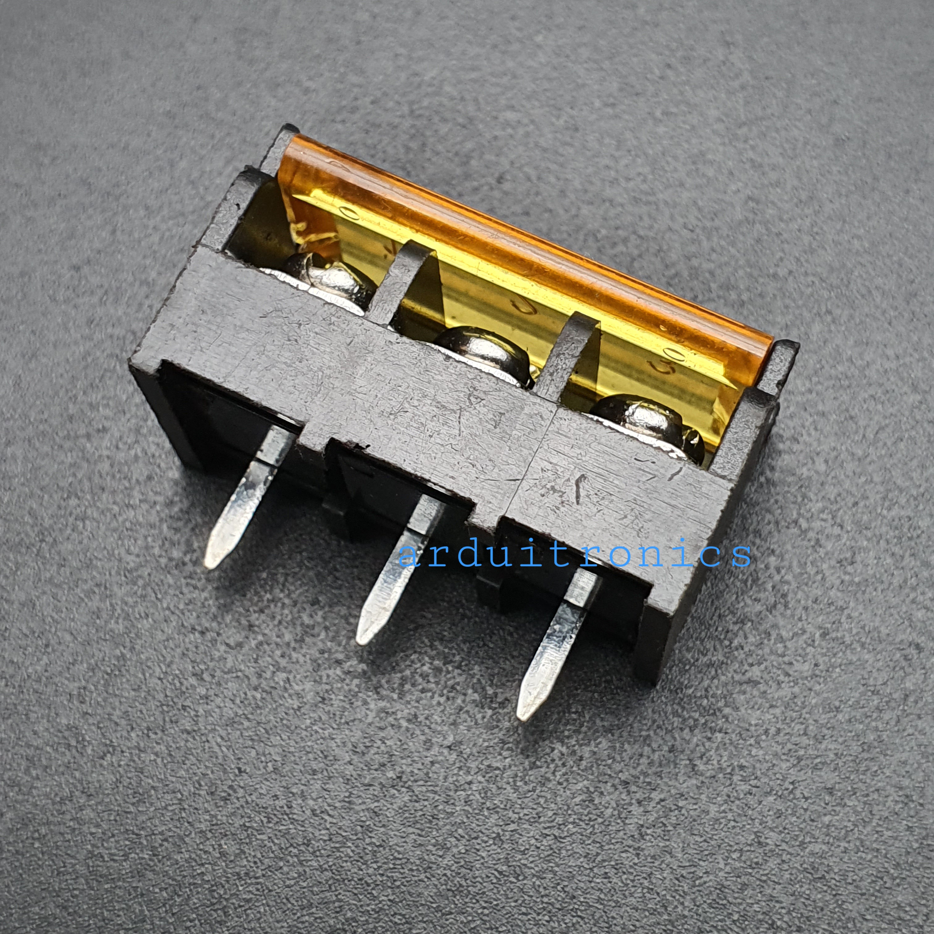 ขั้วต่อ Terminal Block HB-9500 (25A) แบบ 3 ช่อง แบบมีฝาครอบ