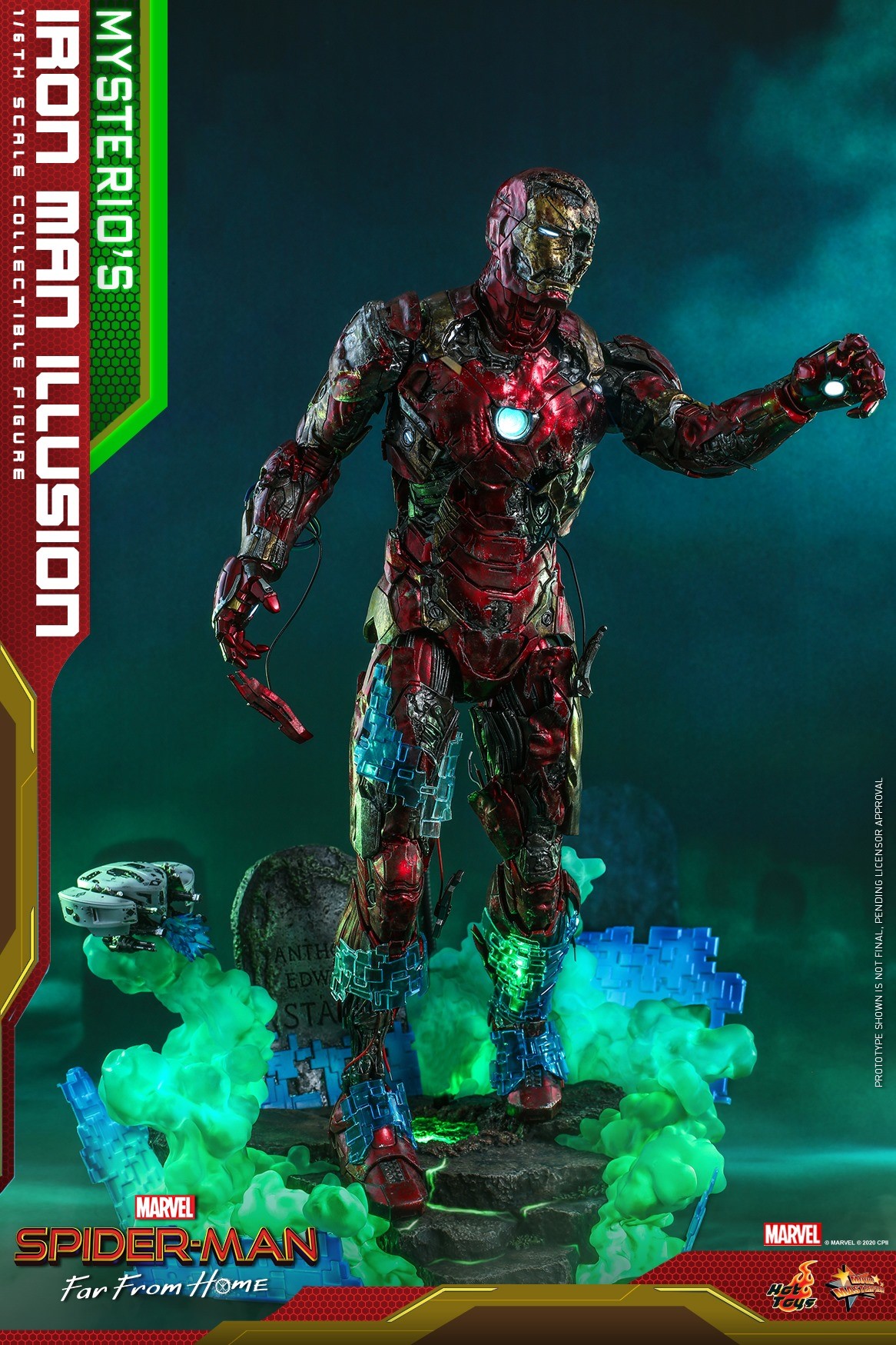 "Pre-Order" Hot Toys Spider Man Far From Home - 1/6th scale Iron Man Illusion
