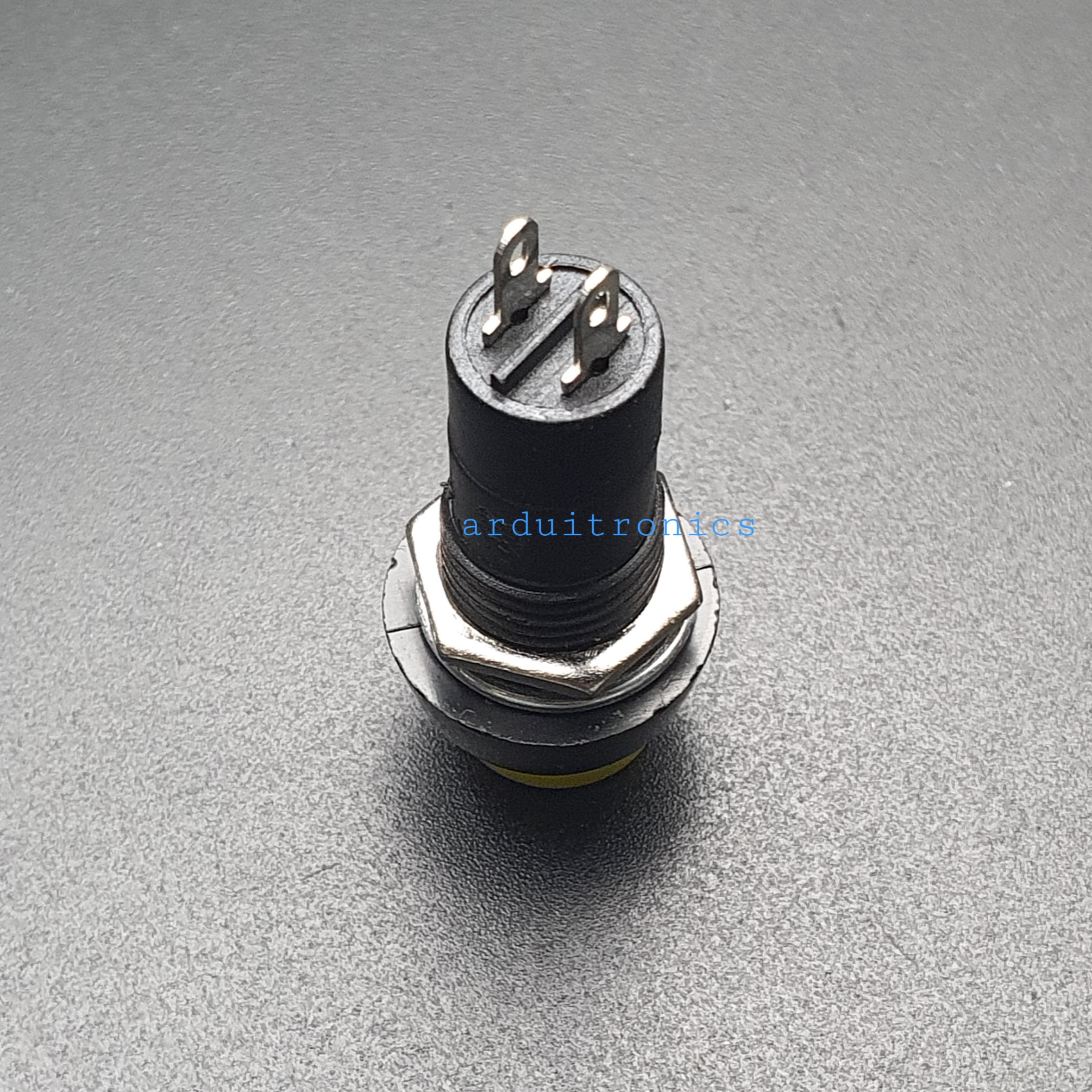 สวิตช์ กดติด กดดับ 250V 3A (สีเหลือง) - Yellow