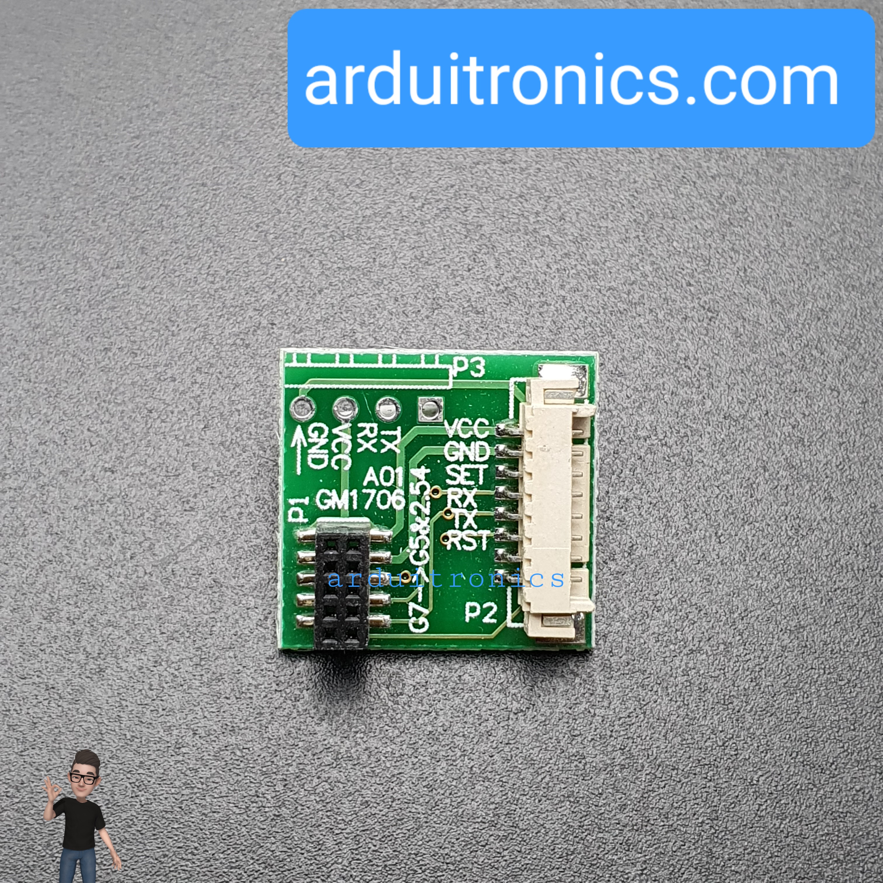 Breadboard Pin Adapter สำหรับ PM2.5 Sensor Module (PMS7003) แบบไม่มี Pin Headers