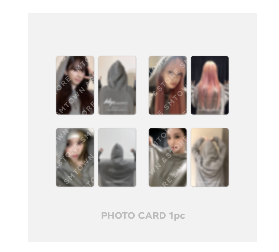 aespa -aespa WEEK -Hoodie set ระบุชื่อ photo card ที่ต้องการ