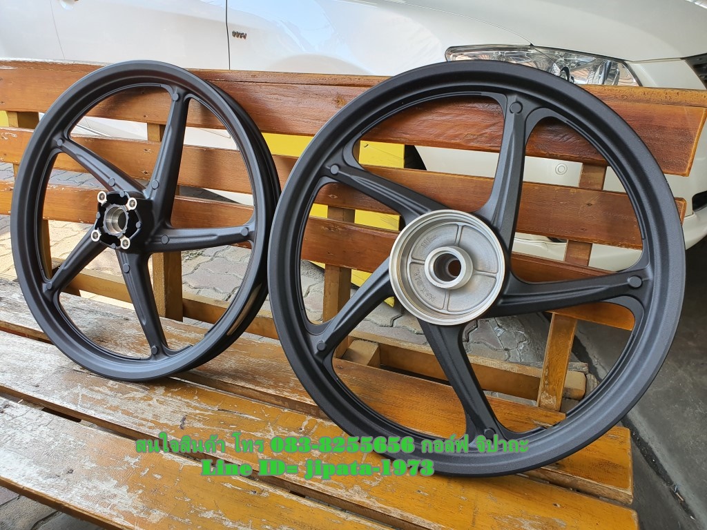 (wave 110 i) ชุดวงล้อแม็กหน้า-หลัง Honda wave 110 i แท้ (สินค้าตำหนิ)