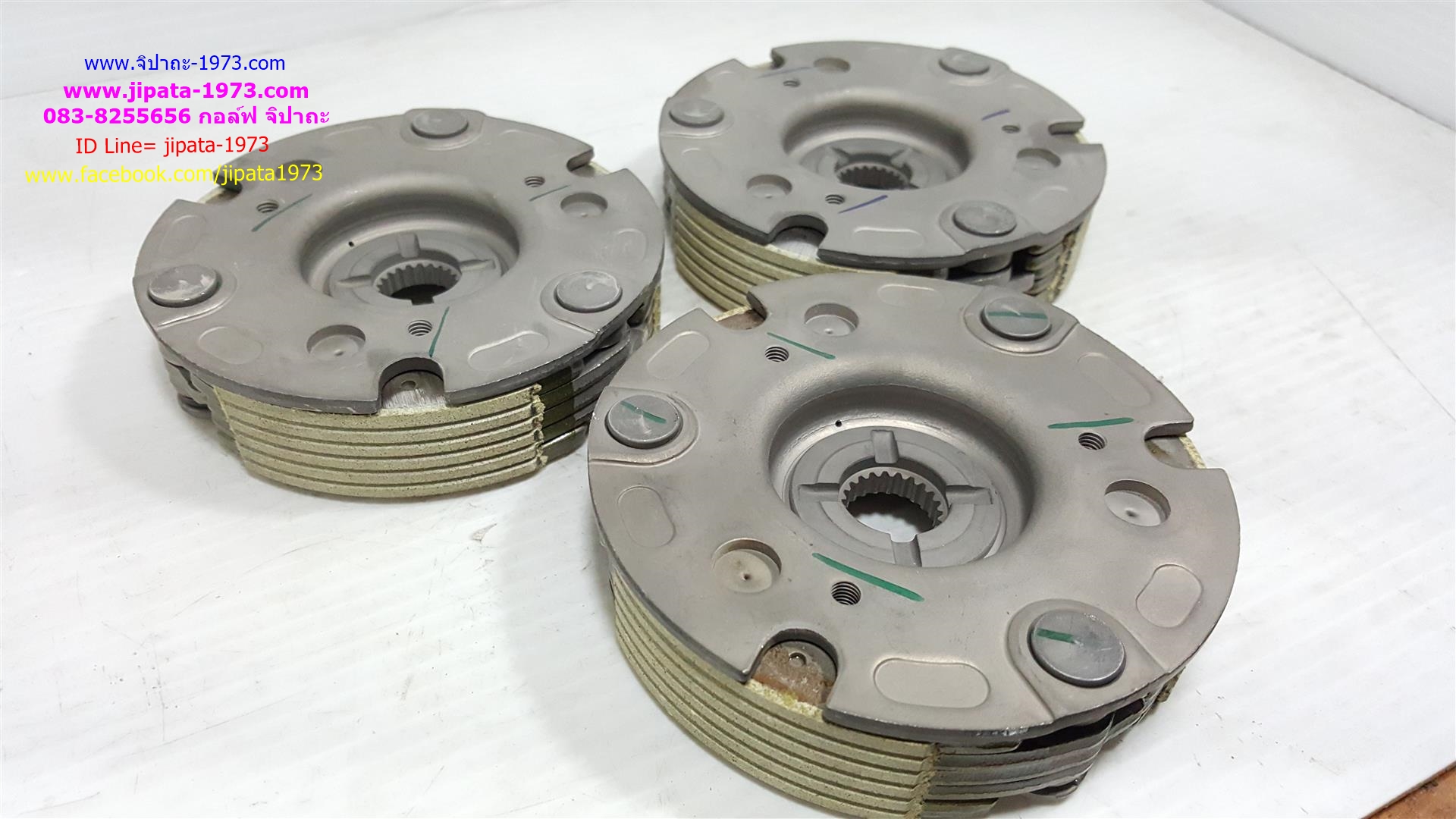 (Wave 125) ชุดผ้าคลัทช์แรงเหวี่ยง ชุดใหญ่ Honda Wave 125 i New (ปลาวาฬ) แท้