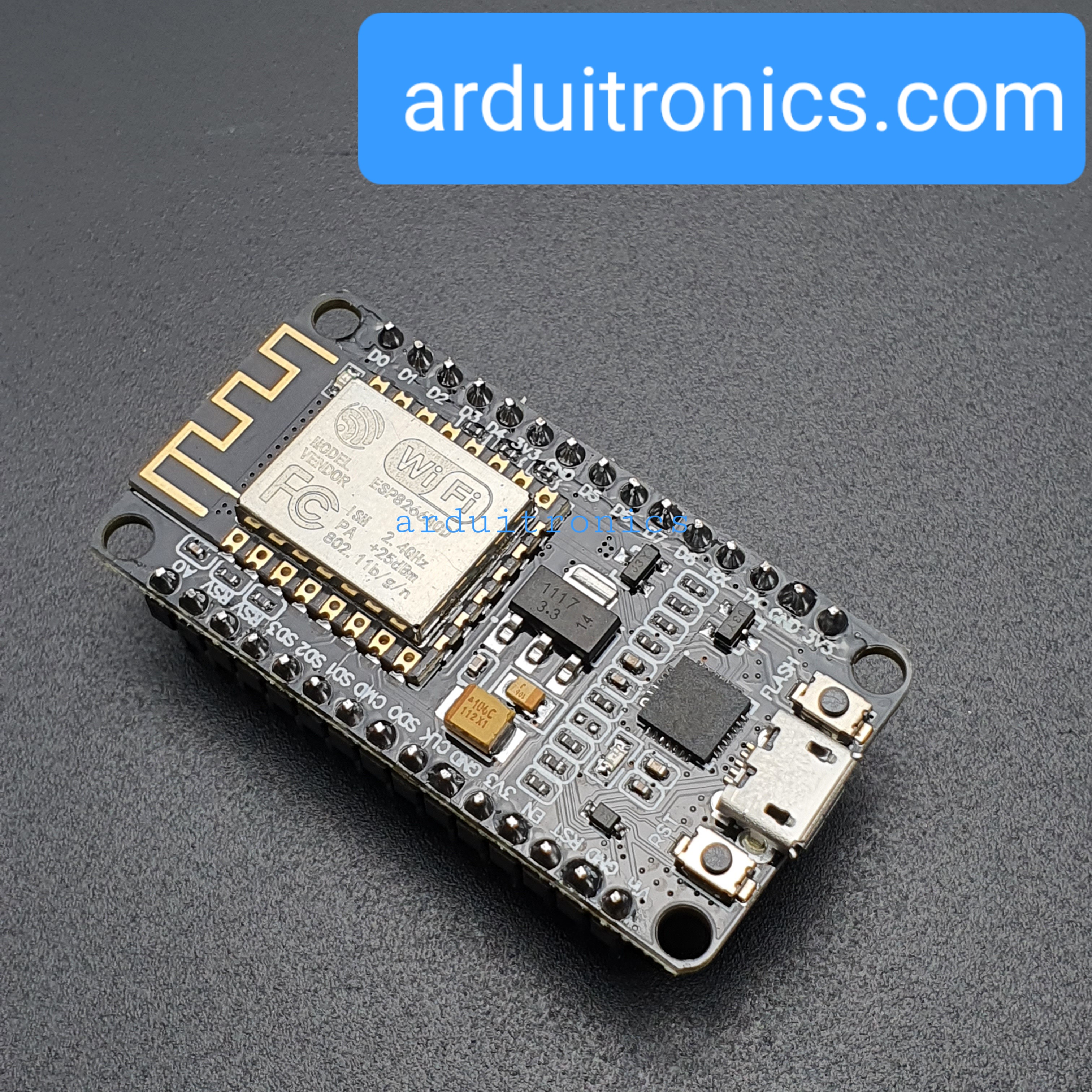 NodeMCU V2 (ESP-12E) ใช้ชิป USB รุ่น CP2102 แบบที่ 2