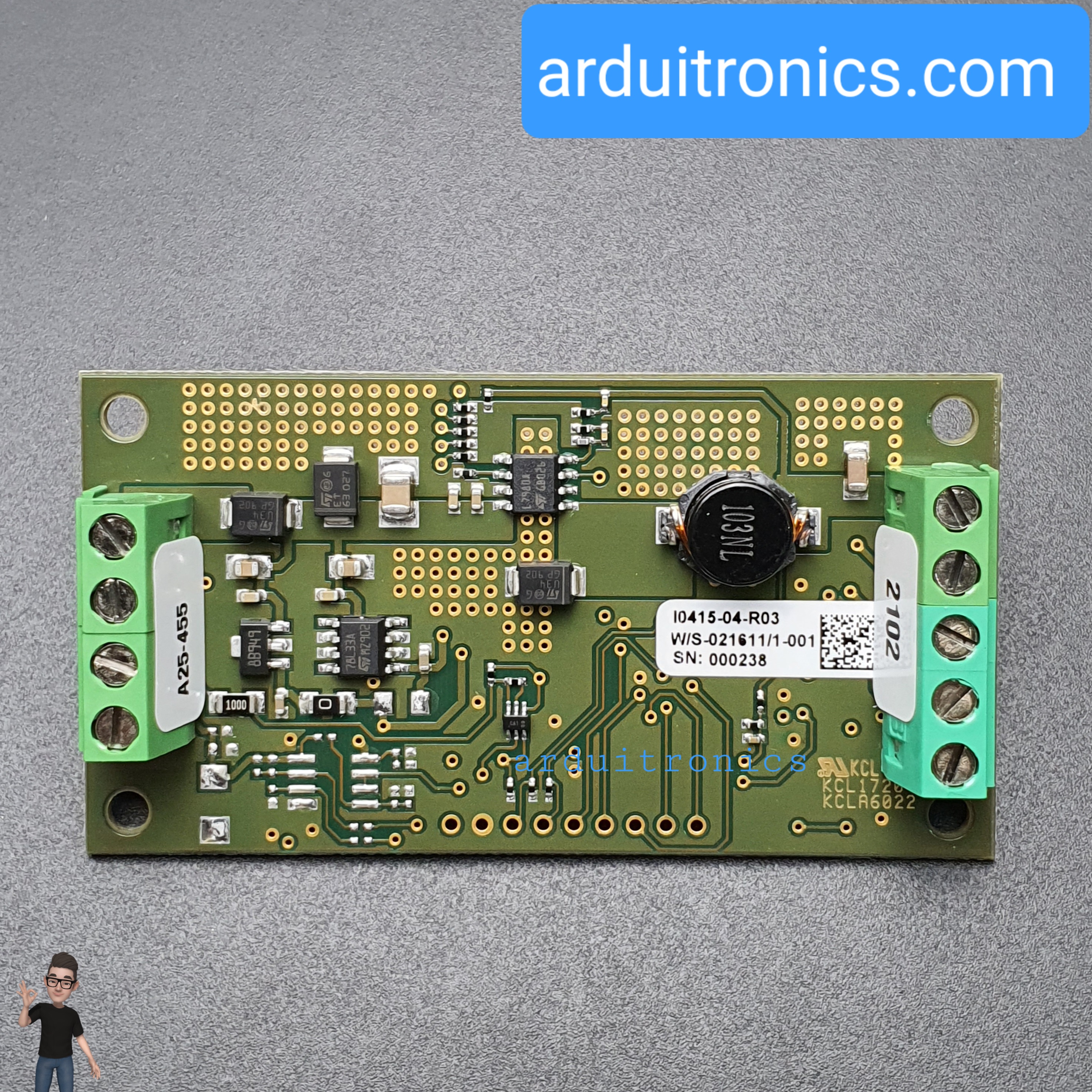 Interface Board OXY-LC-A25-455 สำหรับใช้กับ Zirconium Dioxide (ZrO2) Sensor Probe