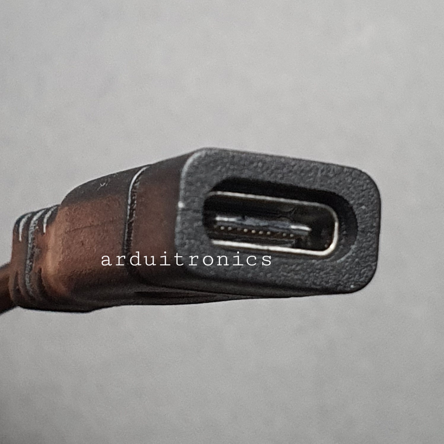 DIY Cable USB Type-C Charging Cable Female Head with 2 Wires 22 AWG สายไฟ Type-C สายไฟชาร์จ หัวตัวเมีย ปลายสายเปลือย สายไฟ 2 เส้น