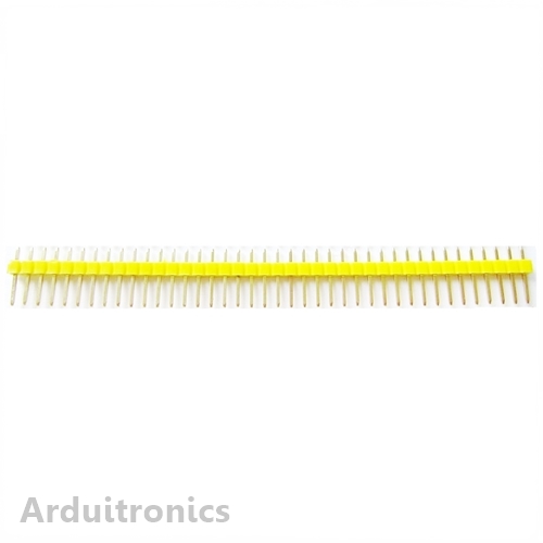 ก้างปลา 40P 2.54mm Pin Header Dip Straight Single Row 1 x 40 Pin ( 6 สี )