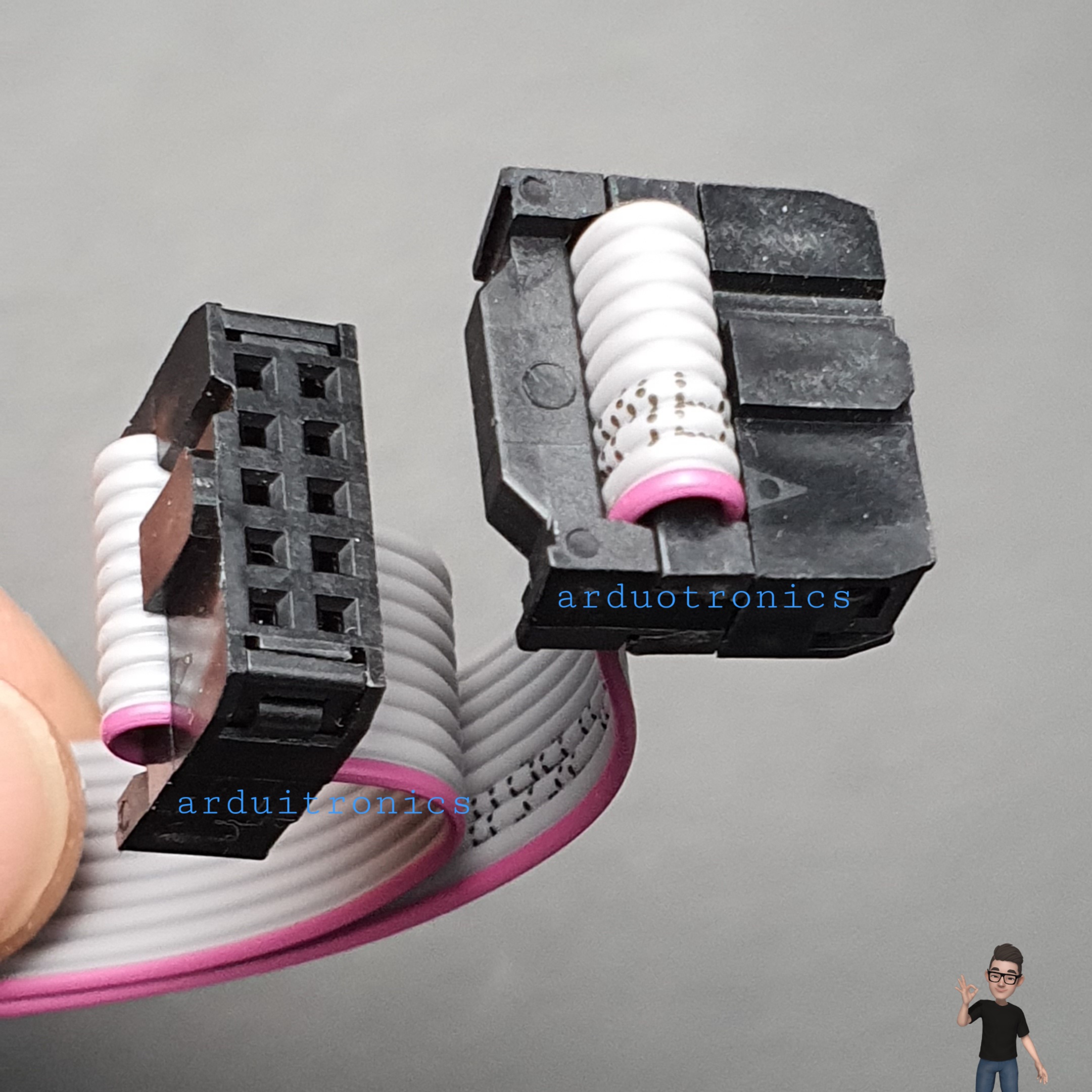 USB ISP USBASP โปรแกรมเมอร์สําหรับ 51 AVR Download (สีสุ่ม)