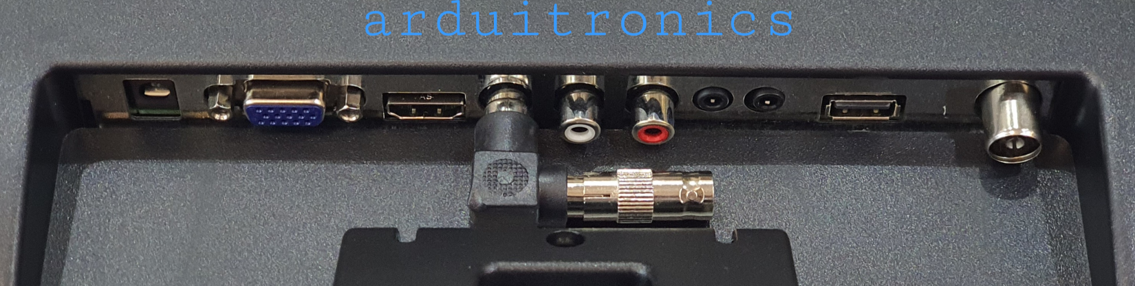 จอ LCD 12นิ้ว 1024x768 (แถม remote control / power adapter / HDMI adapter) สำหรับ Raspberry Pi / Nvidia พร้อมฐานตั้ง