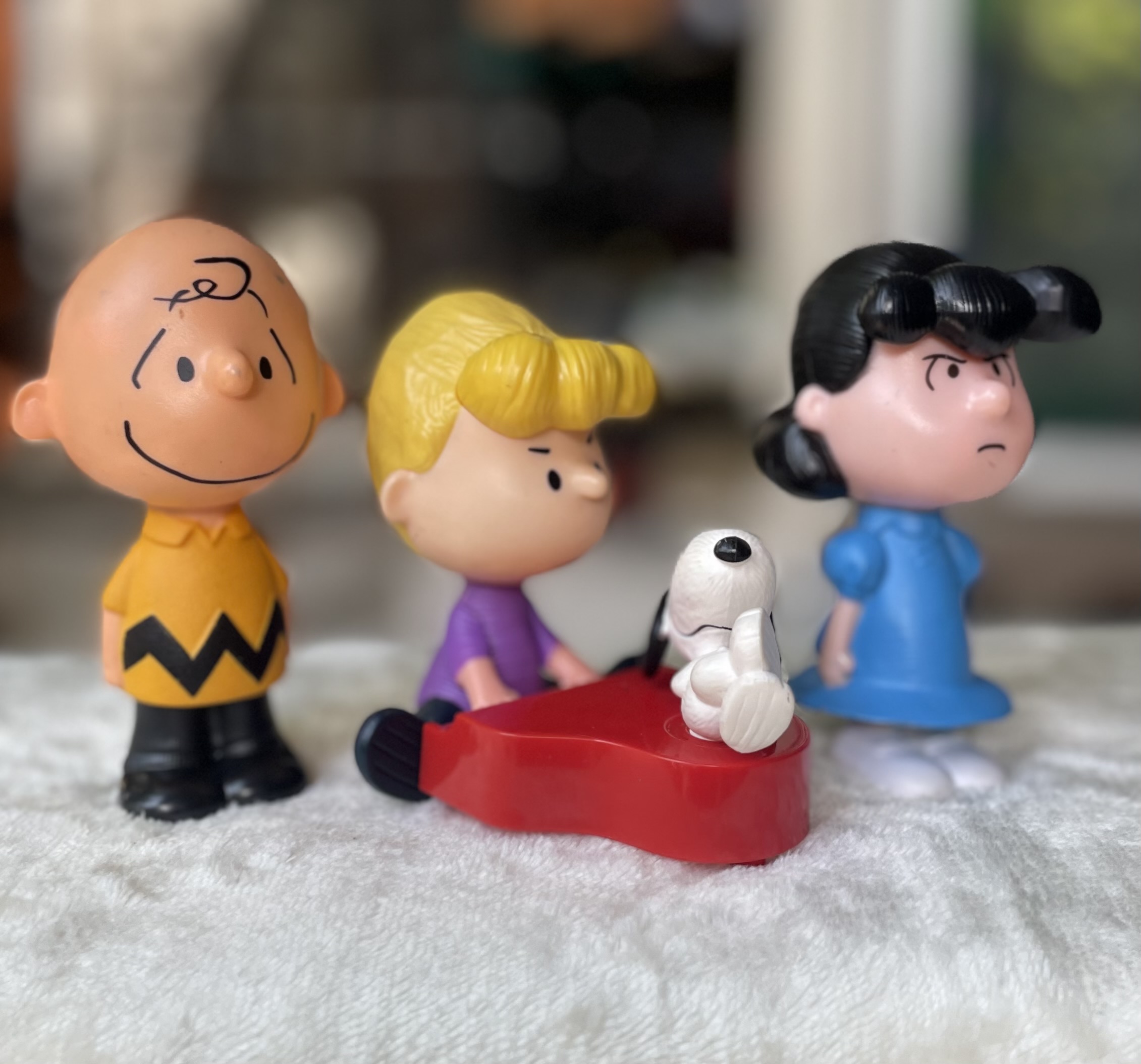 3 ชิ้น ชาร์ลี สนู๊ปปี้ ตุ๊กตาแมคโดนัลด์ McDonald's 2015 Snoopy & Charlie Brown The Peanuts Movie